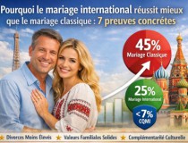 Pourquoi le mariage international réussit mieux que le mariage classique : 7 preuves concrètes