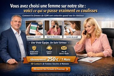 Vous avez choisi une femme sur notre site : voici ce qui se passe vraiment en coulisses