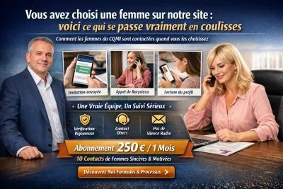 Vous avez choisi une femme sur notre site : voici ce qui se passe vraiment en coulisses
