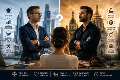 Hommes occidentaux vs hommes slaves : ce que les femmes ukrainiennes observent vraiment