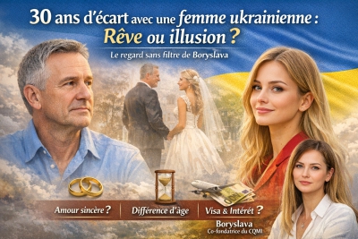 30 ans d'écart avec une femme ukrainienne : rêve ou illusion ? Le regard sans filtre de Boryslava