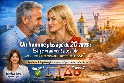 Différence d'âge de 20 ans avec une femme ukrainienne : réalité, risques et chances de succès